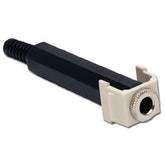 Hubbell SF14SJAL Snap Fit Connector, 1/4 Inch Stereo Jack Solder